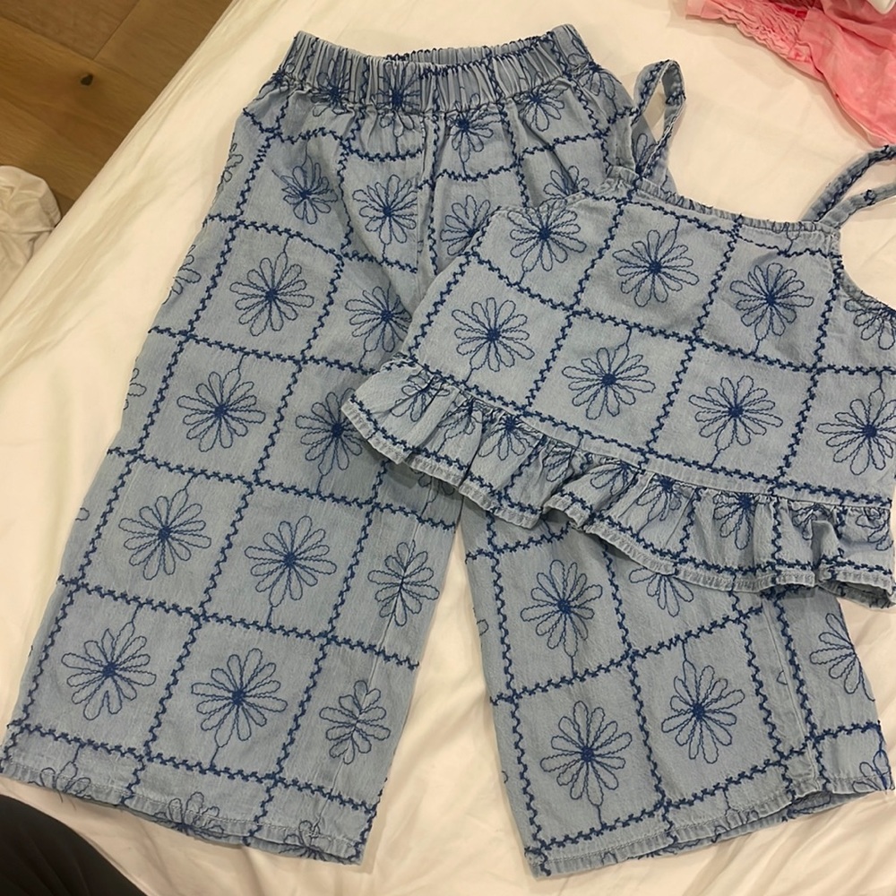 Zara Chambray 3-4t set